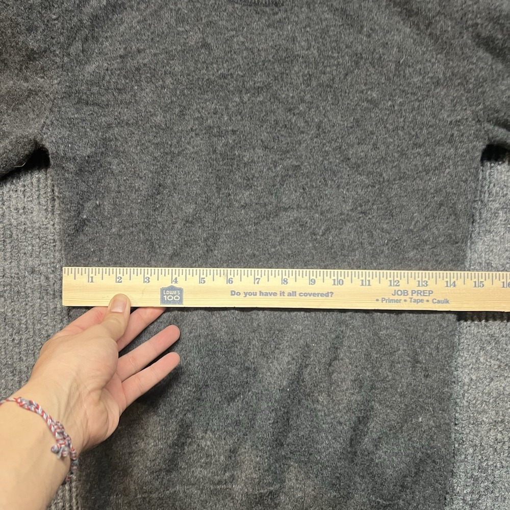 Patagonia Women's Cashmere Pullover Sweater Gray‎ Size Small Outdoor Gorpcore - Picture 7 of 9